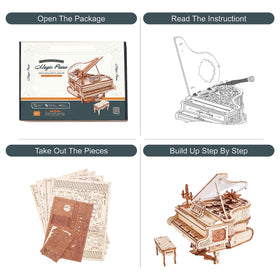 rowood wooden puzzle unboxing hints at thoughtful, craftsman-quality parts