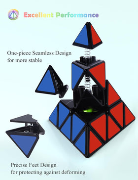 Roxenda Speed Cube Bundle travel case keeps cubes organized.