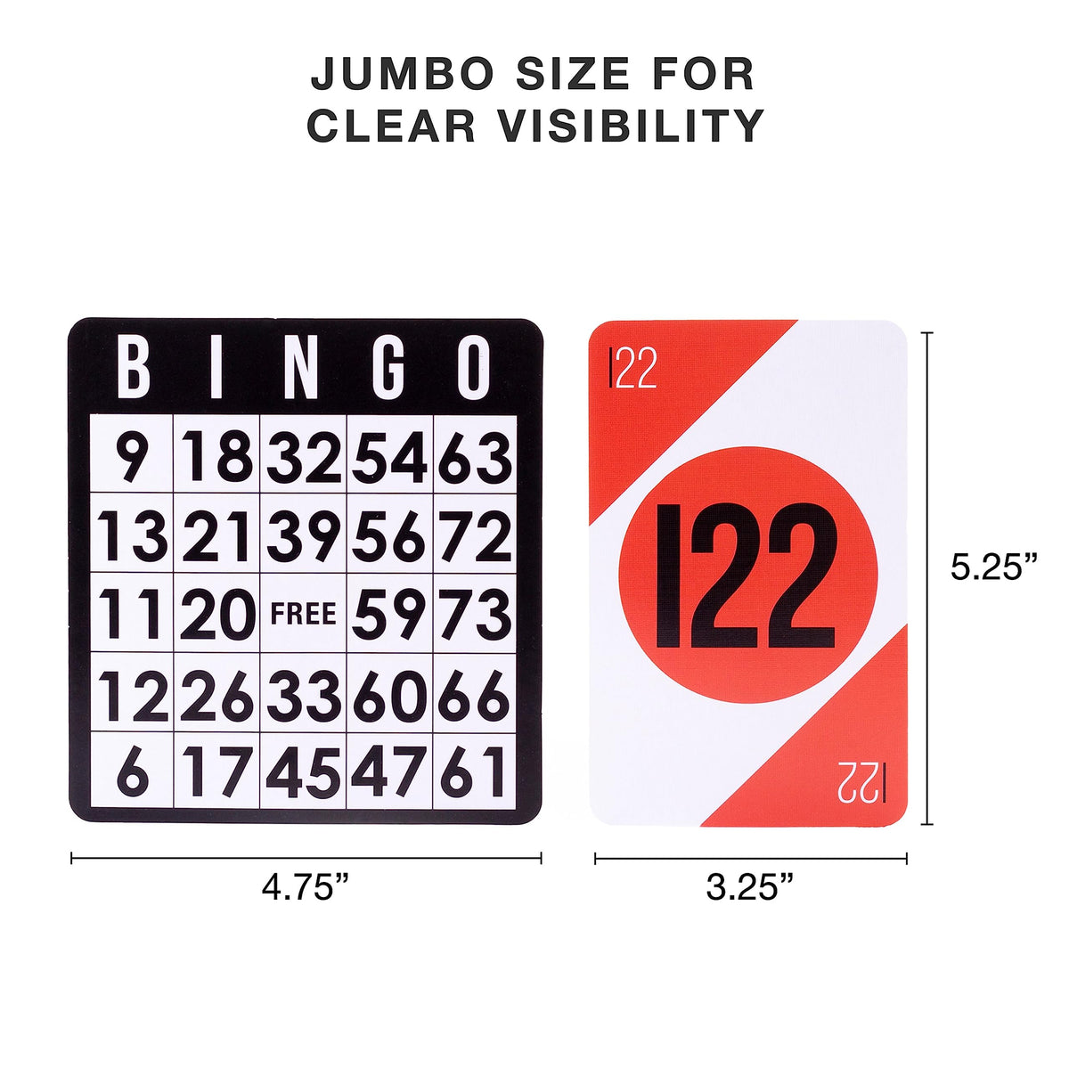 Royal Bingo Supplies reusable card stock cards resist wear for repeated use.