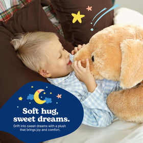 Royal Brooks giant stuffed animal enhances bedroom decor and comfort
