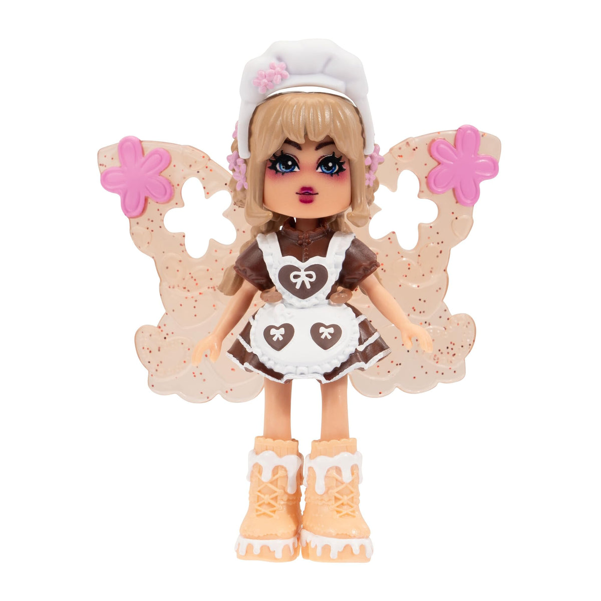 Royale High 3-inch doll with cake and cookie for storytelling.