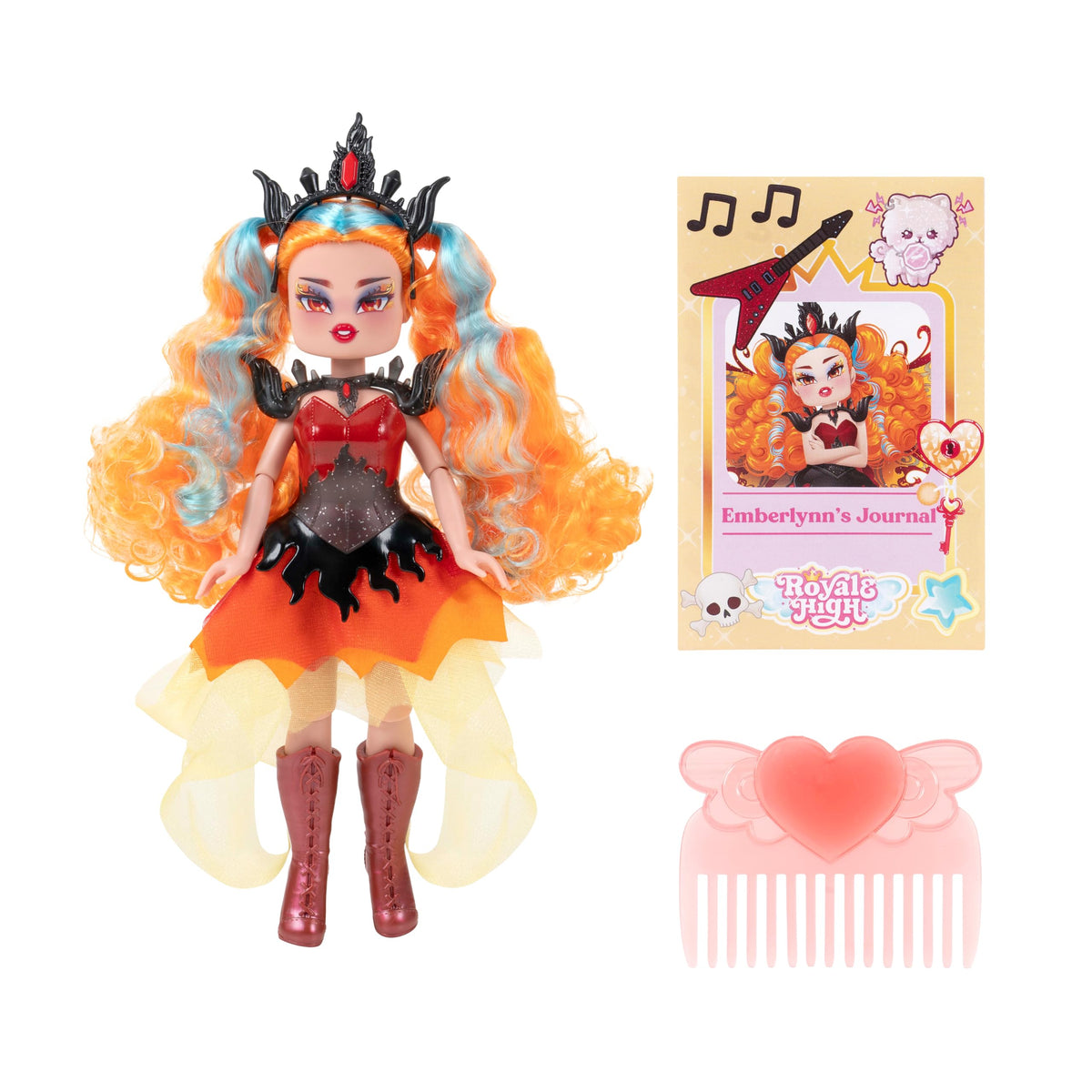Emberlynn outfit set with dress, crown, and shoes for mix-and-match styling.