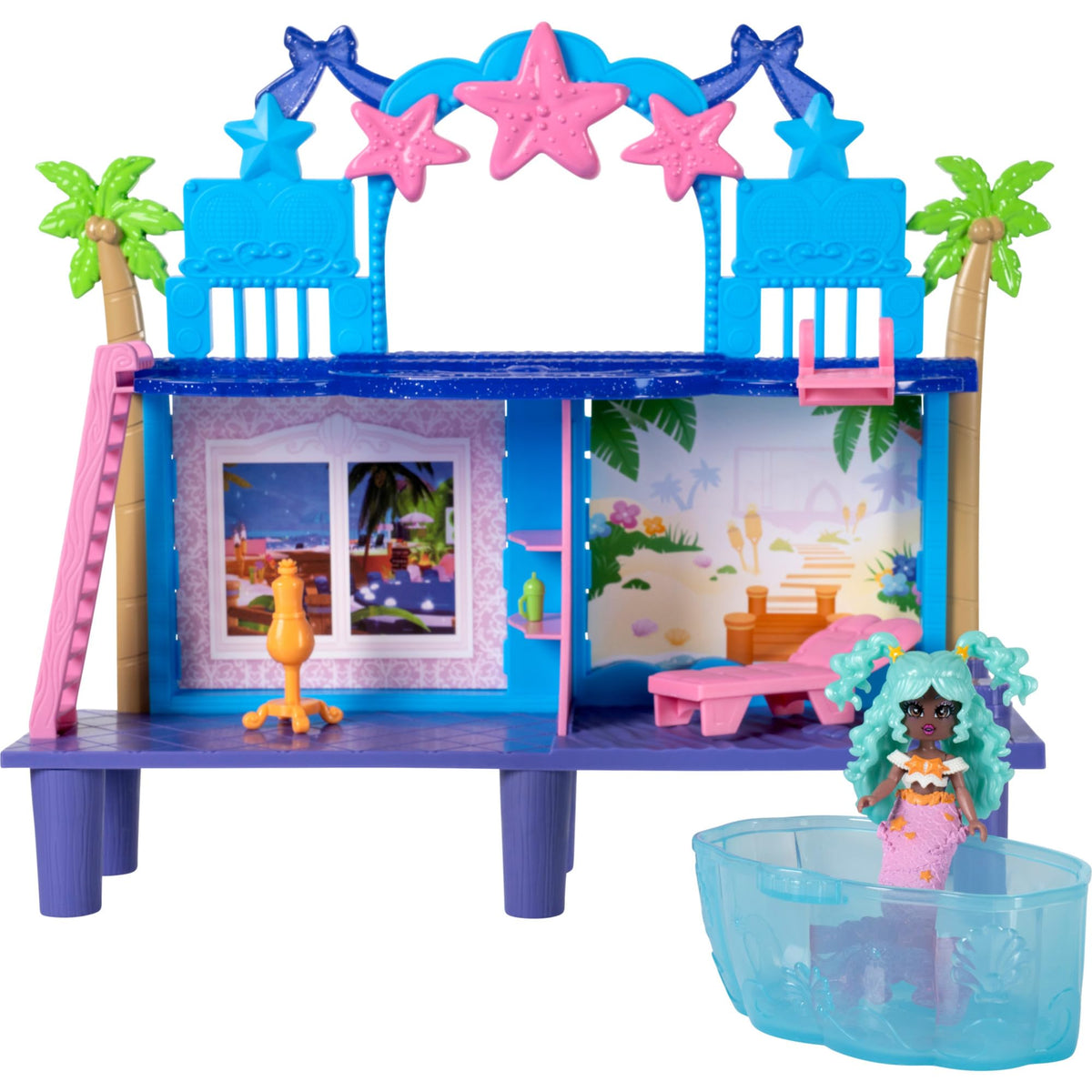 Royale High Sunset Island Playset cabana with scenic views for stories