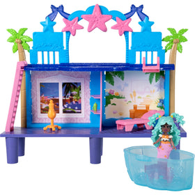 Royale High Sunset Island Playset cabana with scenic views for stories