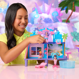 Royale High Sunset Island Playset dressing room with mix-and-match outfits sparks creativity