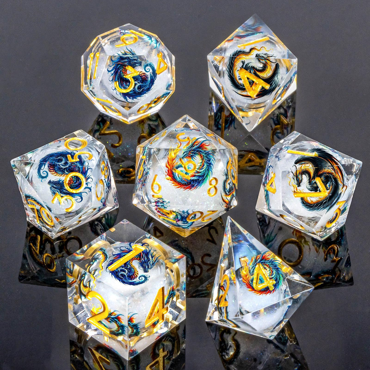 Roycevon DND dice set balanced-roll aids fair gameplay