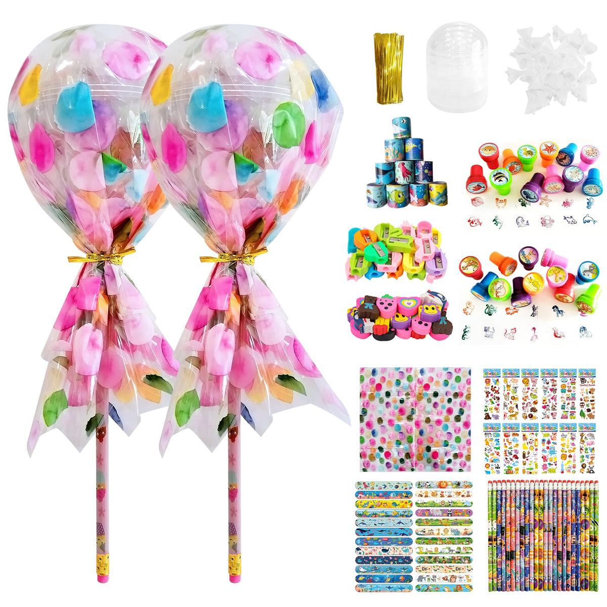 Rpefq giant lollipop pencils for party favors and classroom activities
