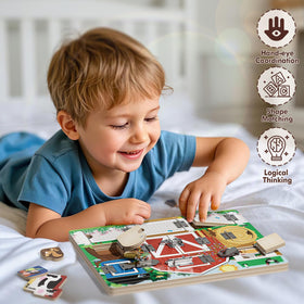 RRIBOUDWAN portable travel size board; ideal for airplanes and cars.