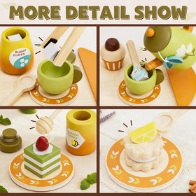 RRIBOUDWAN warm green and orange tones create cozy play