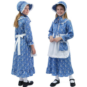 RSOEUG floral apron completes colonial look, great for plays