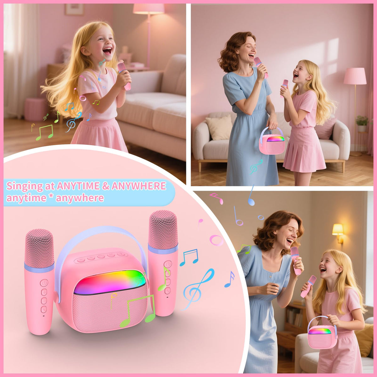 RSSIDOL cute kids singing setup for playtime.