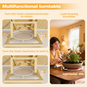 RTBVCSDA wood puzzle table with smooth finish and safe edges.
