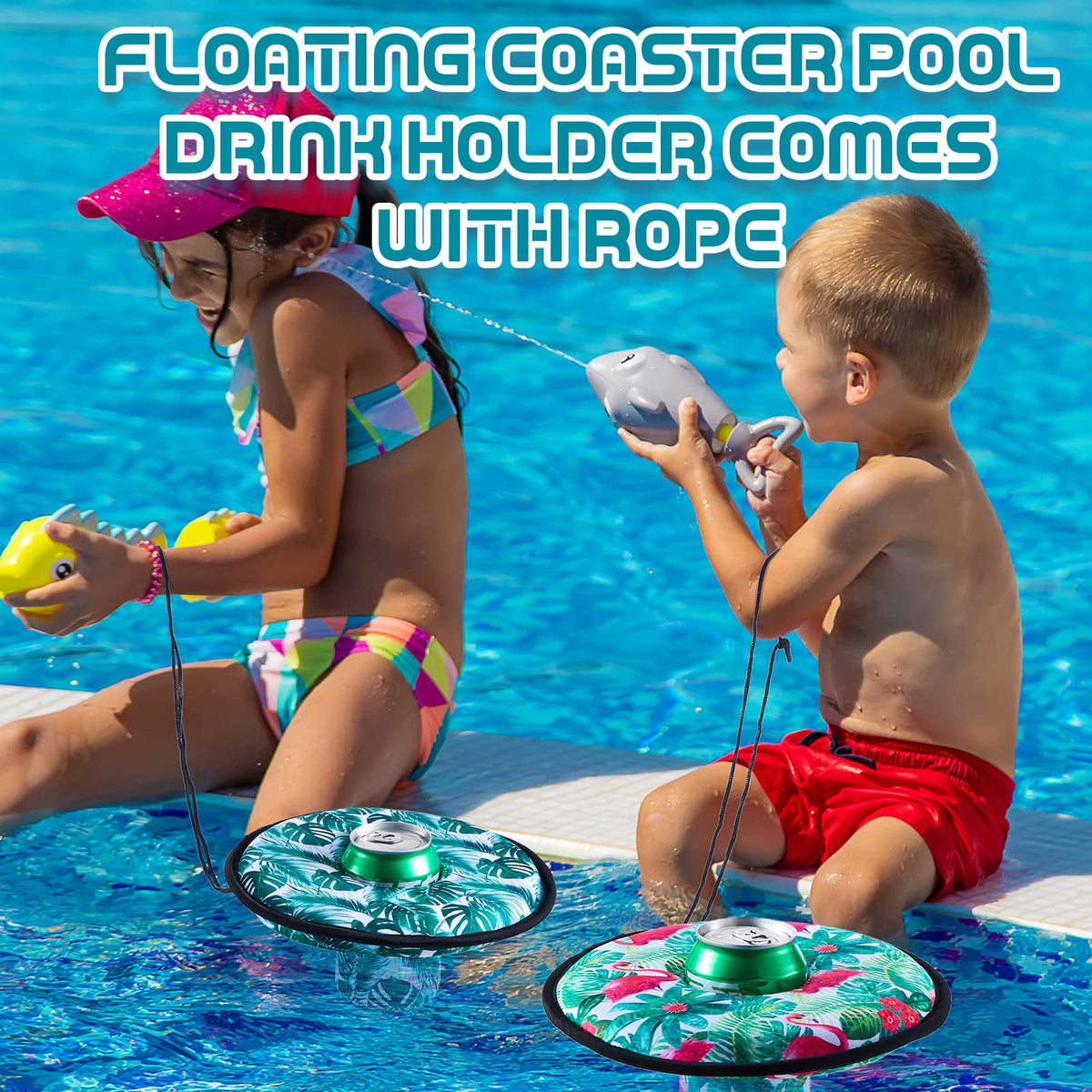 Rtteri rope-tethered drink holder reduces spill risk in water