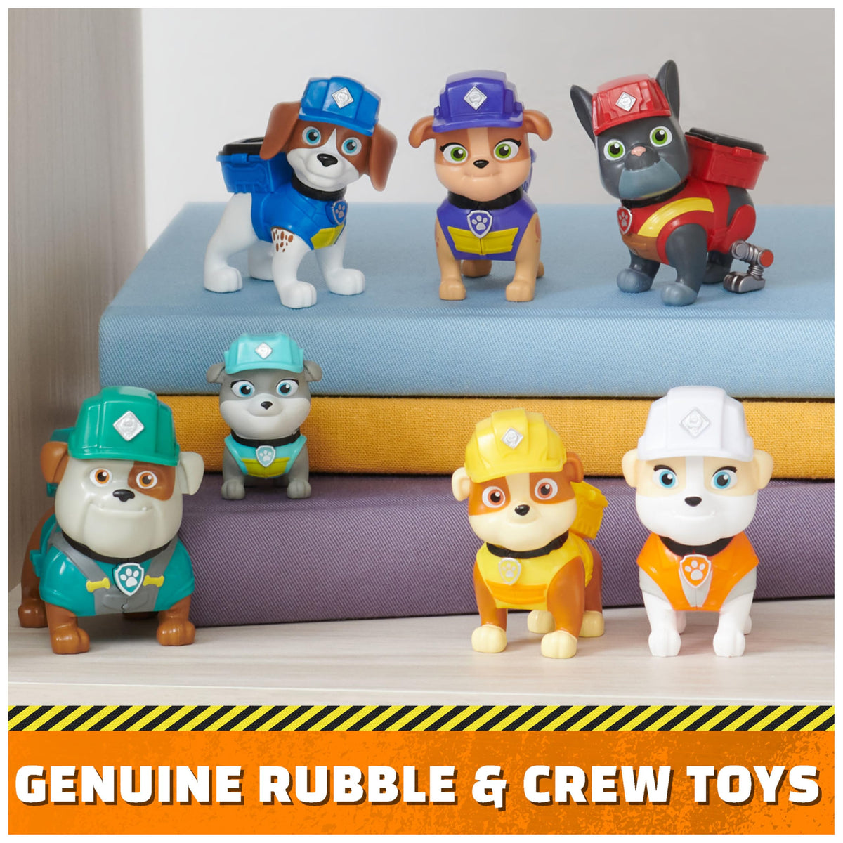 Rubble & Crew Mix figure promotes cooperative pretend play and storytelling