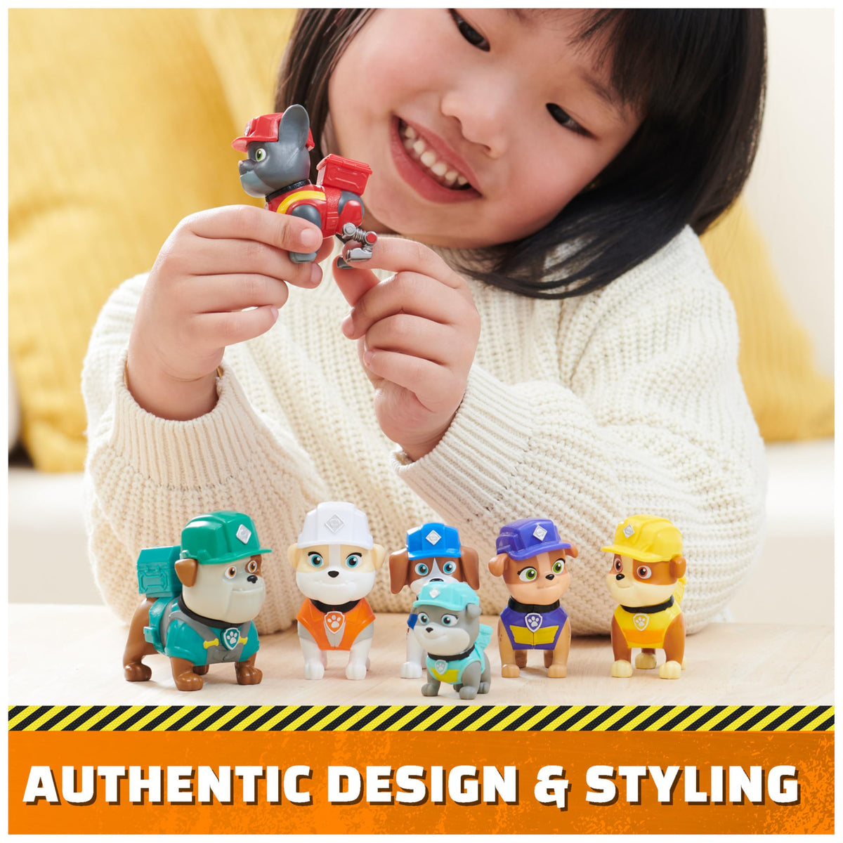 Rubble & Crew Motor figure ideal for on the go imaginative play