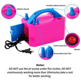 Rubfac balloon clips and knotters secure balloons neatly and reliably.
