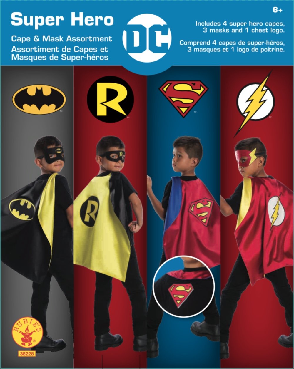 Rubies Batman cape and mask inspire action-packed pretend play at home