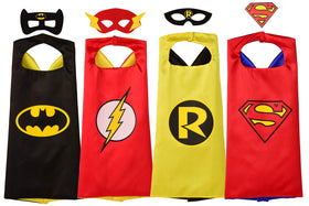 Rubies DC Superheroes cape set overview for kids sparks imaginative play
