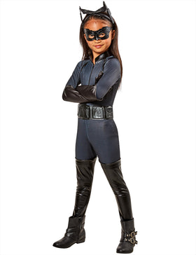 Rubies Catwoman eye mask provides a bold, mysterious finish.