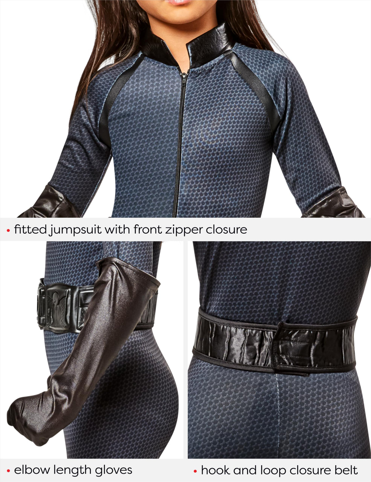 Rubies Catwoman gloves add sleek detail for pretend crime-fighting fun.