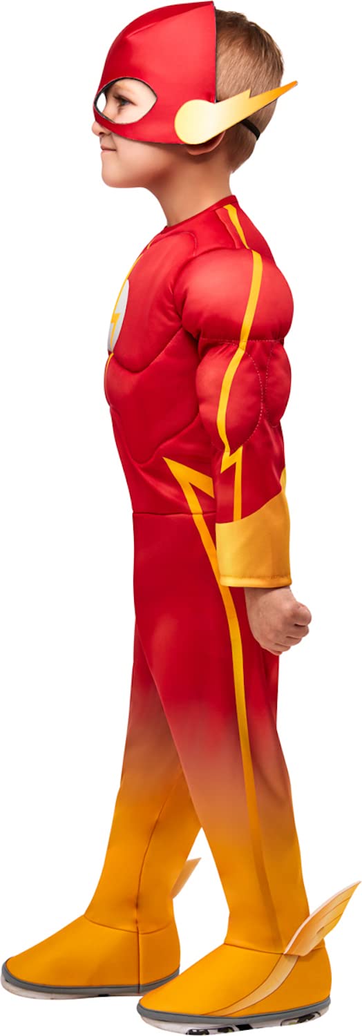 Rubies Flash costume boot tops for a complete hero look and easy dress up.
