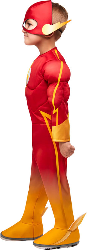 Rubies Flash costume boot tops for a complete hero look and easy dress up.