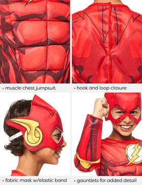 Rubies The Flash gauntlets for dramatic superhero poses
