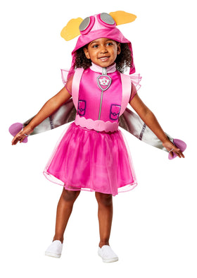 Rubie's Paw Patrol Skye dress for kids with headpiece, ideal dress-up fun.