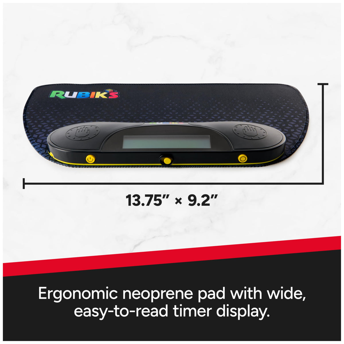 Rubik's Cube Timer Mat sensors provide instant start and stop for accurate practice sessions.