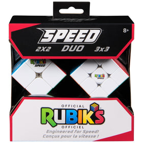 Rubik’s Cube stickerless pre-lubricated finish for faster, cleaner turning.