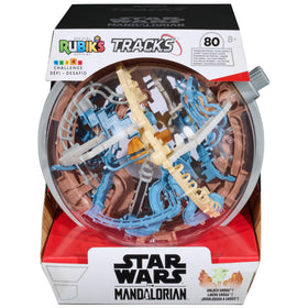 Rubik's Star Wars Tracks sphere navigating 80 obstacles for focused problem-solving fun