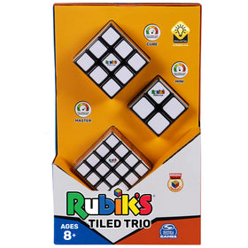 Rubik's Tile Trio 3x3 Classic: color-matching cube for focused problem solving.