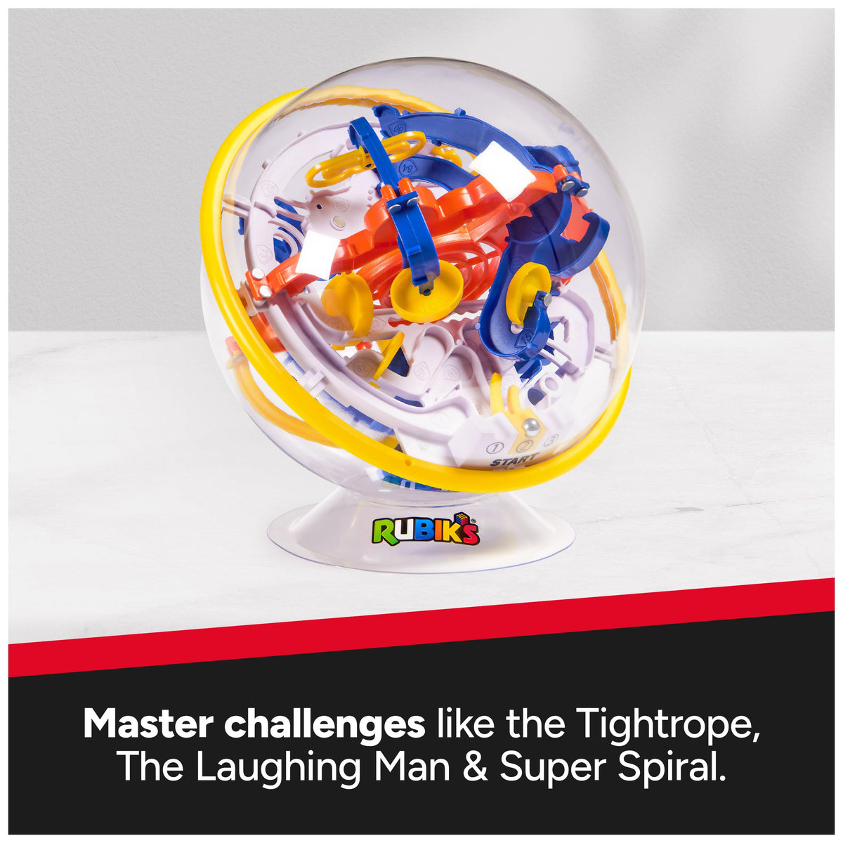 Rubik’s Tracks 100 3D maze finish highlights route planning and focus
