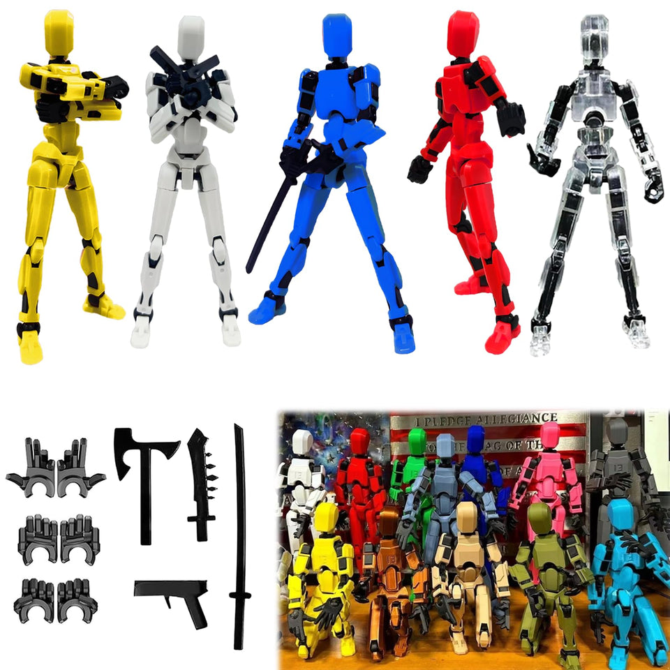 Rugwun Titan 13 action figure, assembly completed, display-ready.