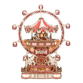 RUIFAM 3D puzzle wooden-parts, precision-cut for a satisfying assembly experience.