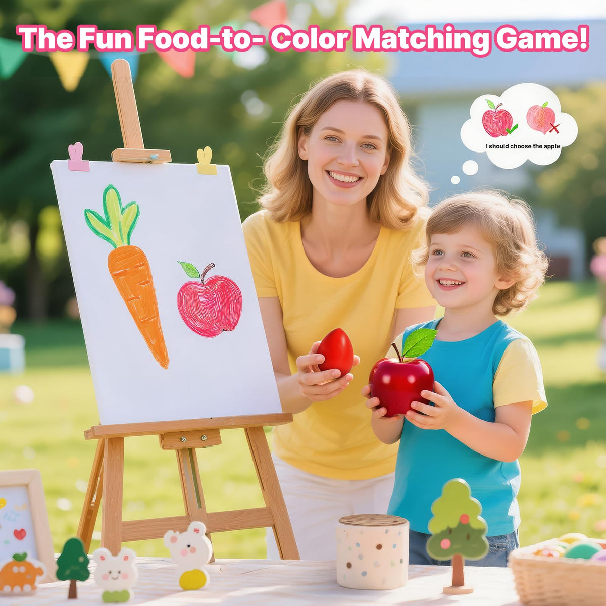 RuiHawk egg crayons anti-roll flat base keeps art time tidy