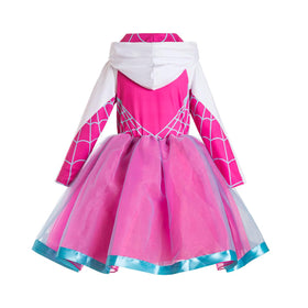 Ruikajia bat spider web dress bodice detail reveals delicate stitching.