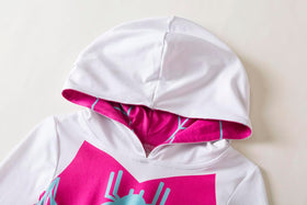 Ruikajia bat spider web dress, pink back view, playful costume for parties.