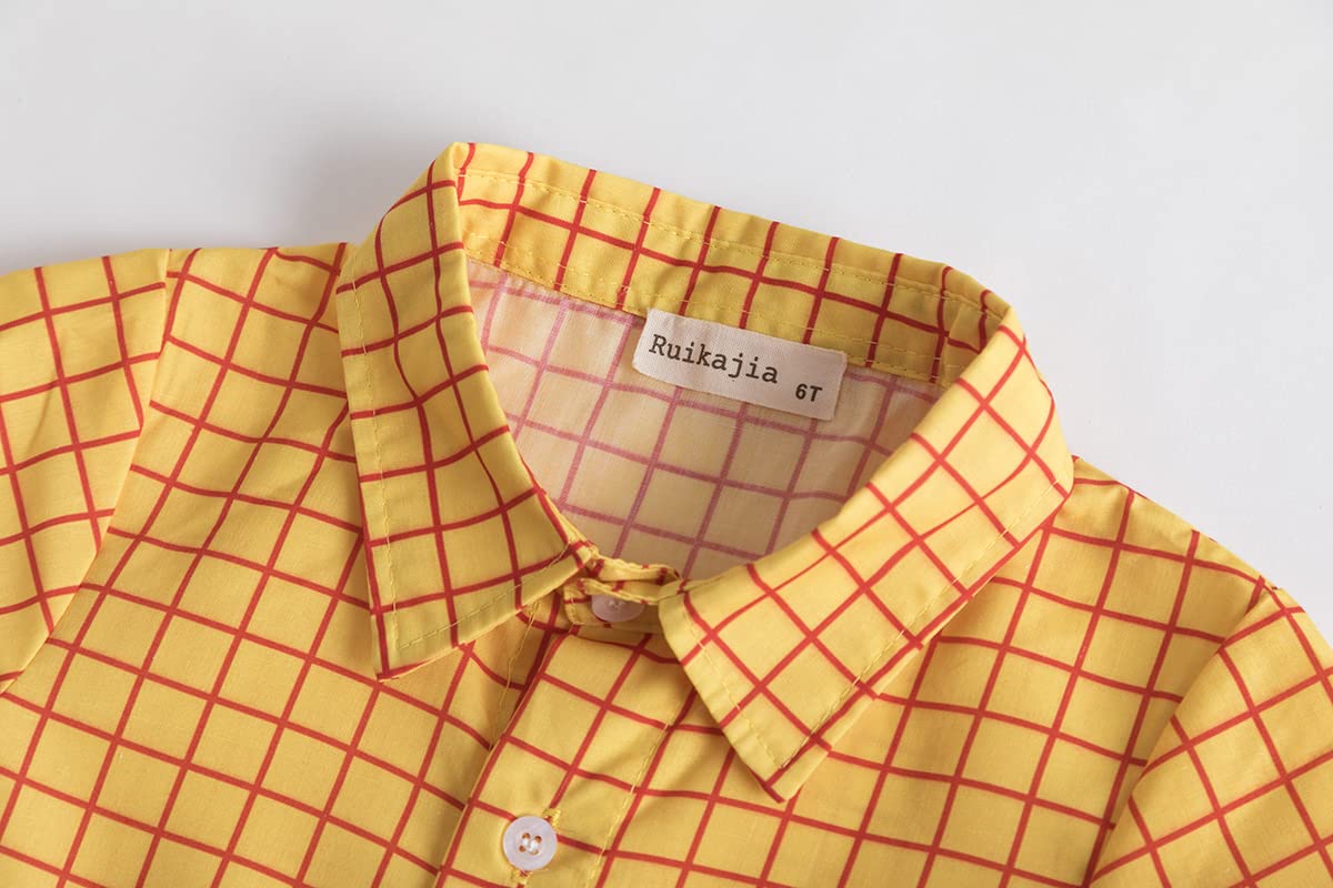 Ruikajia multicolored Woody shirt delivers bold style while supporting easy movement for kids.