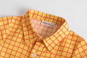 Ruikajia multicolored Woody shirt delivers bold style while supporting easy movement for kids.