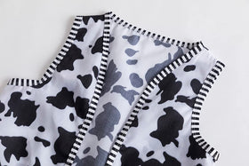 Ruikajia kids Woody shirt pairs with hats and vests for complete costume looks.
