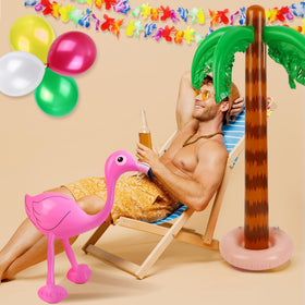 Ruisita Hawaiian flowers inflatable brightens decor and creates festive vibes.