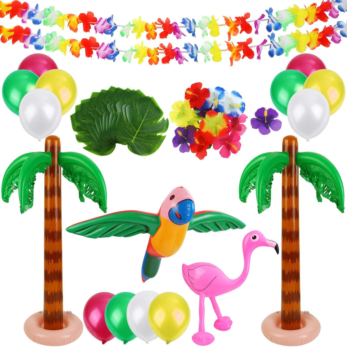 Ruisita inflatable coconut tree perfect for tropical party decor and outdoor setup.