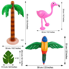 Ruisita flamingo inflatable brings playful tropical flair to poolside parties.