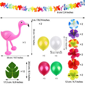 Ruisita inflatable flamingo for festive poolside ambience.