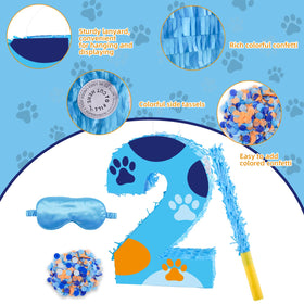 RUISUER dog paw pinata hanging loop for easy setup