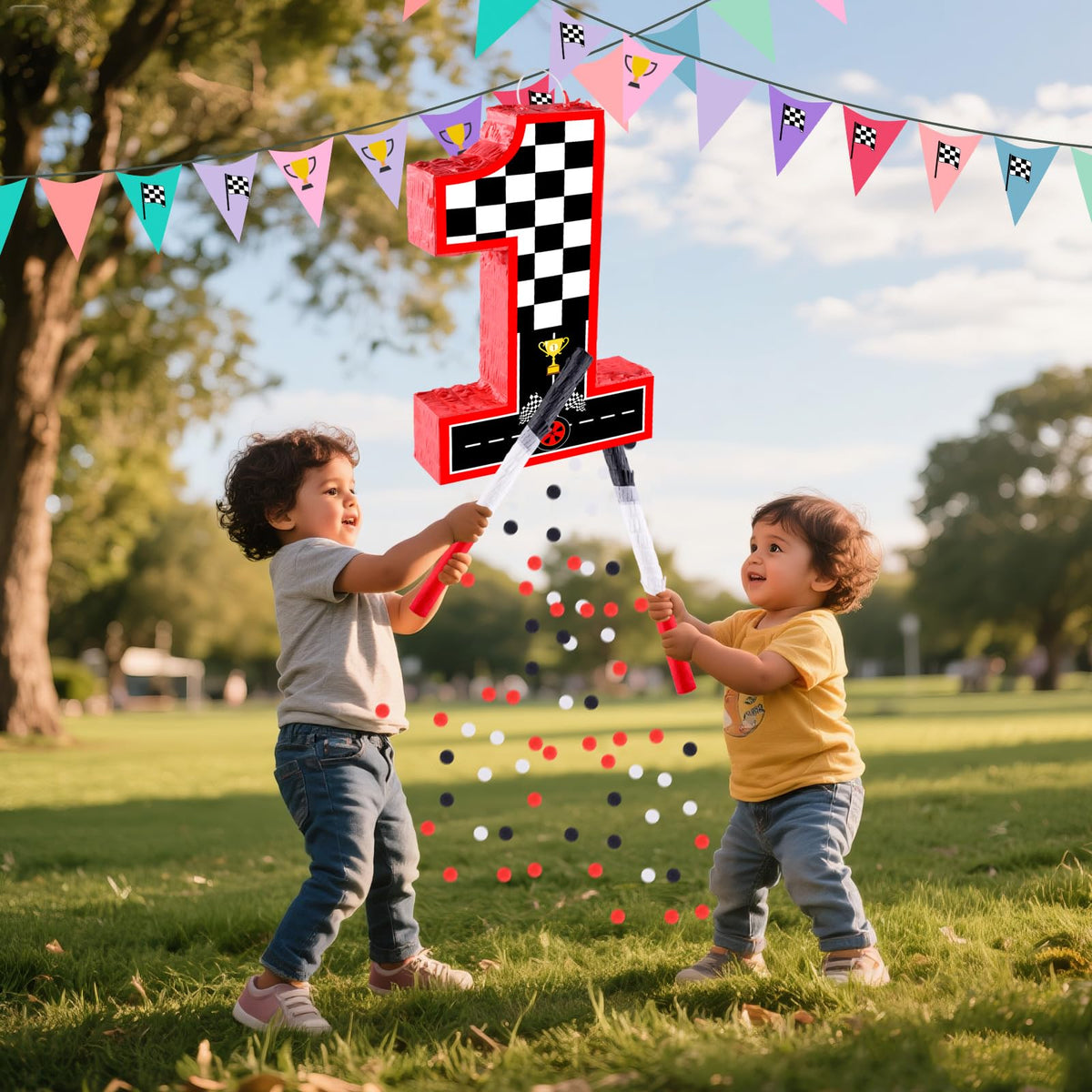 RUISUER race car pinata decor idea for memorable parties