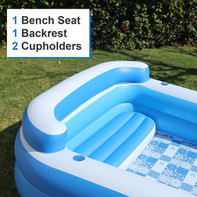Rukala pool in family use, family-friendly design for relaxed play.