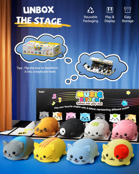 Ruko 1701 cute kittens produce melodies for early music exploration