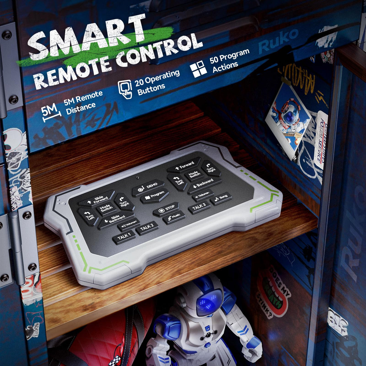 Ruko 6088 120-min playtime on a single charge supports longer play.